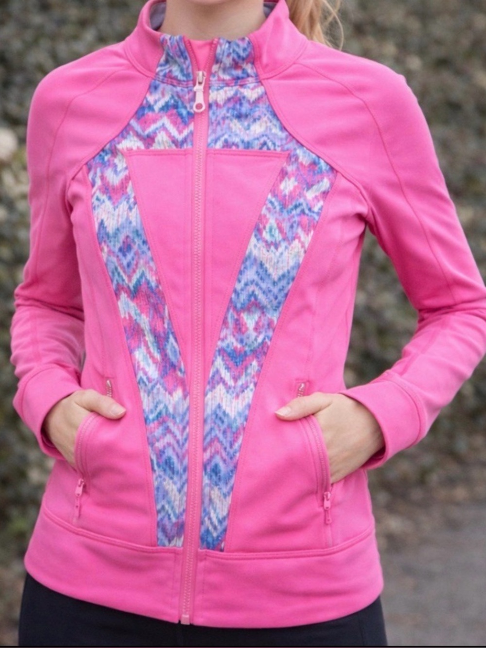 Ivviva By Lululemon Perfect Your Practice Define Jacket Sonic Pink SZ. 12 EUC